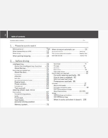 nissan elgrand 2018-2019 owners manual in english